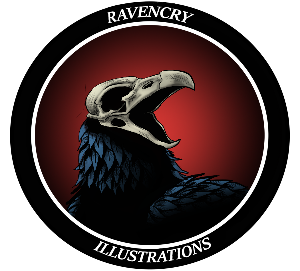 Ravencry Illustrations Logo